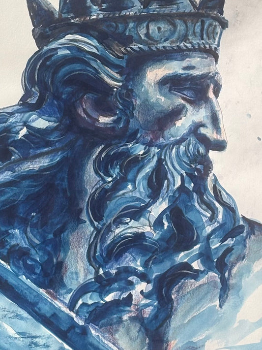 Poseidon - Original Artwork - 420mm x 515mm