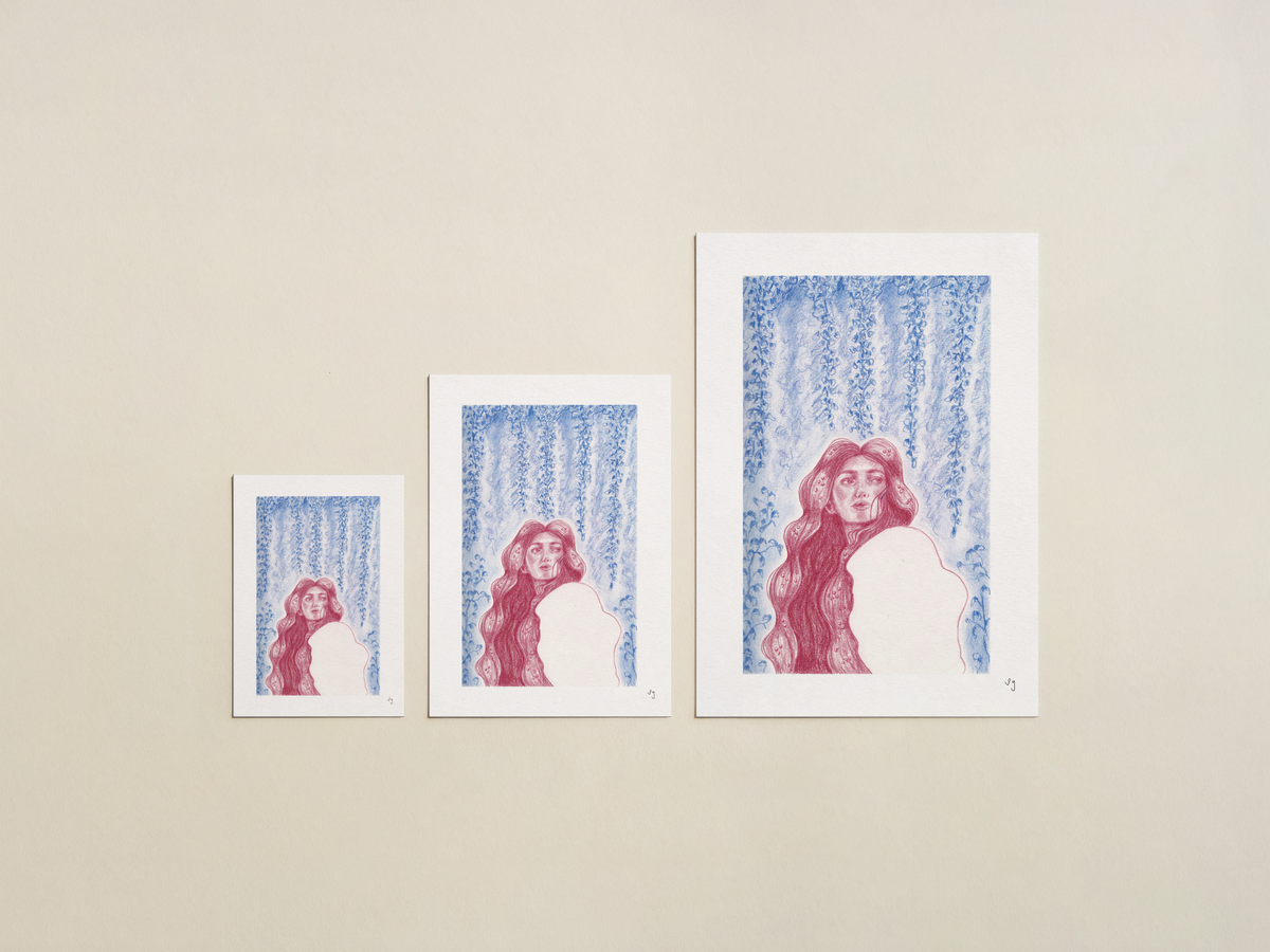 Hermia Art Print | A Midsummer Night’s Dream | Shakespeare Wall Art