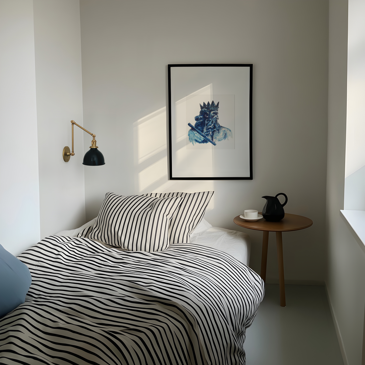 Poseidon Art Print | Greek Mythology Wall Art | Classical Art Print