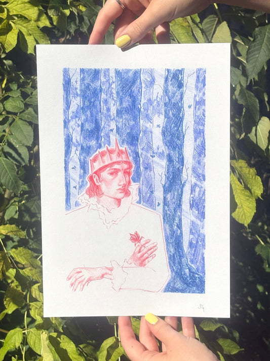 Oberon - Original Artwork - 205mm x 295mm