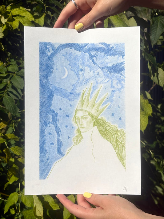 Titania - Original Artwork - 205mm x 295mm