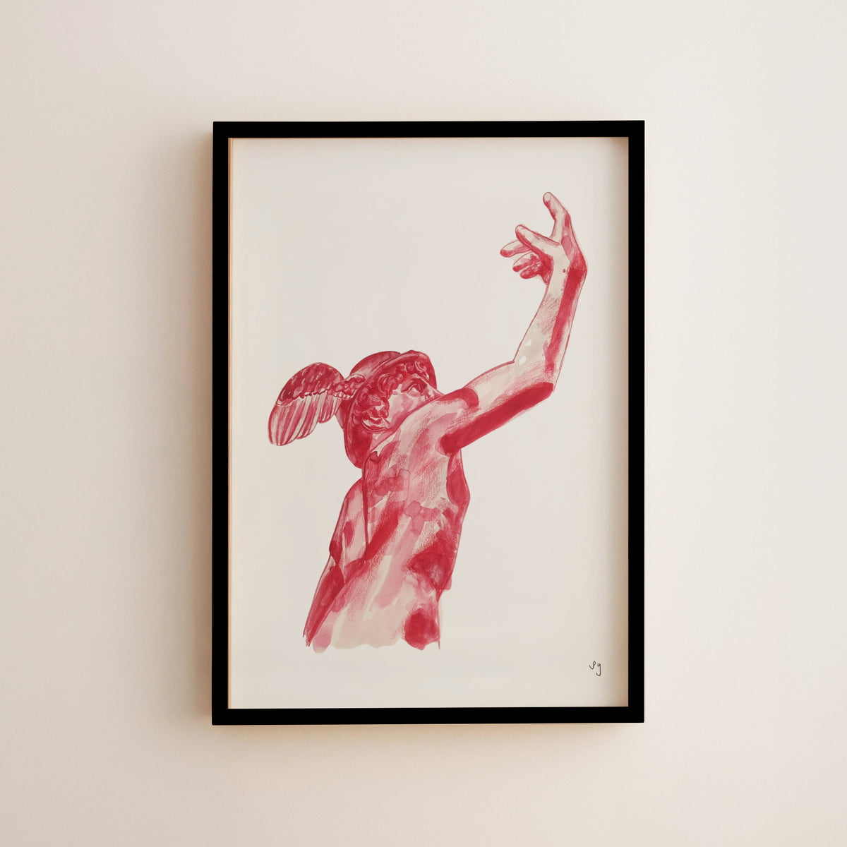 Hermes Art Print | Greek Mythology Wall Art | Classical Art Print
