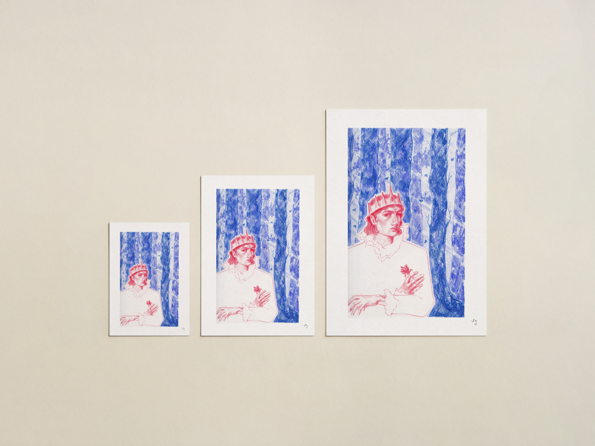 Oberon Art Print | A Midsummer Night’s Dream | Shakespeare Wall Art